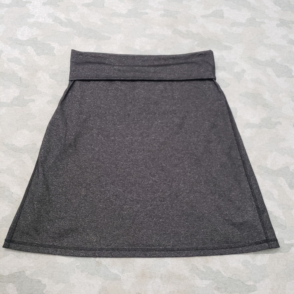 KAVU San Blas Skirt Women Small Gray Active Hiking Travel Pull On Outdoors